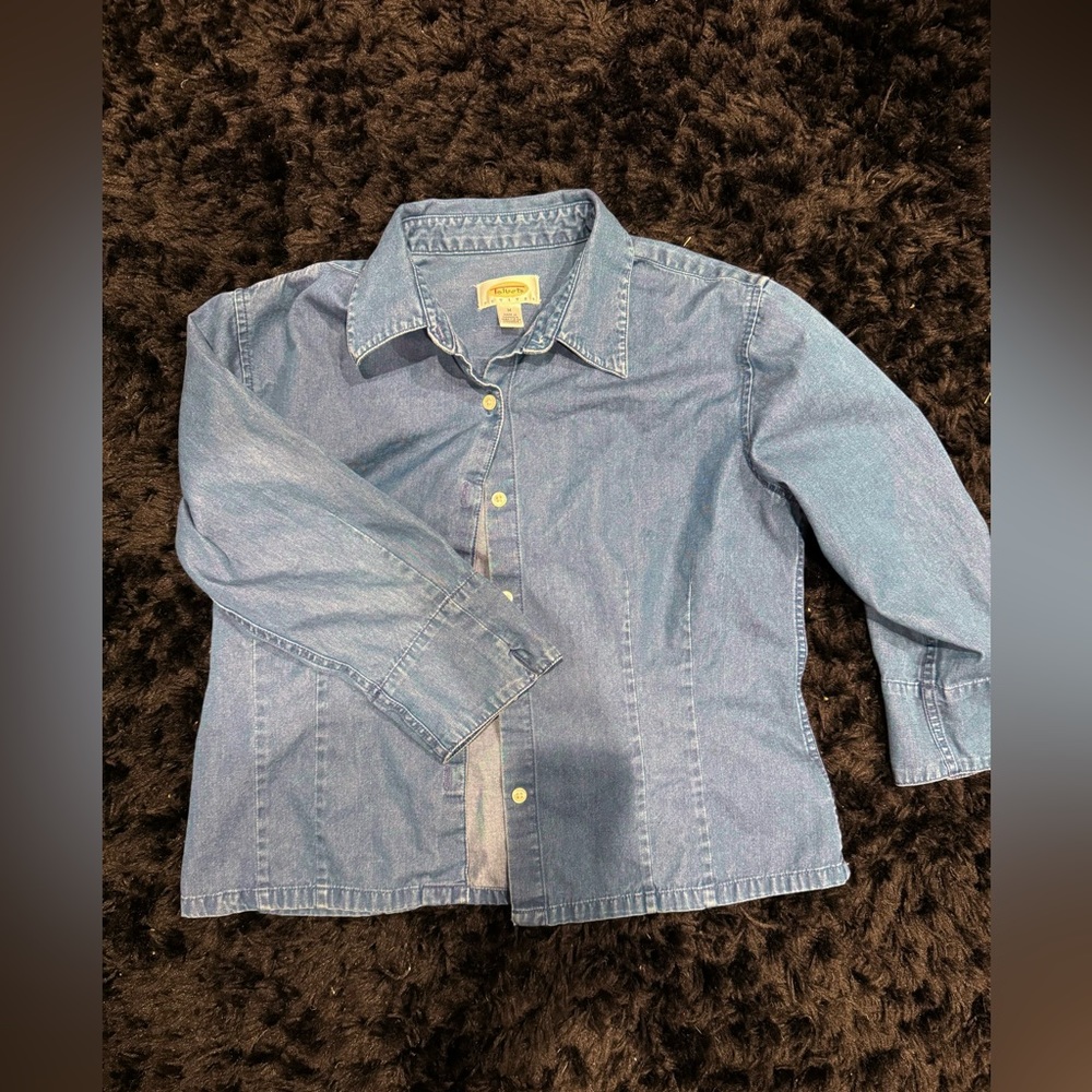 vintage denim button down